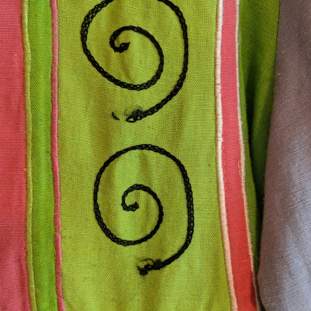 Indigo Moon colorful embroidered Blazer me… - Picture 4 of 8